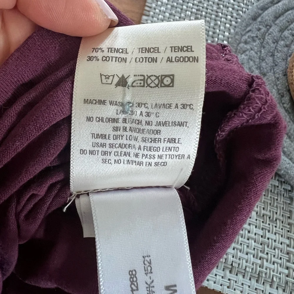 AGAVE DENIM purple polo shirt short sleeve size M men’s golf preppy H